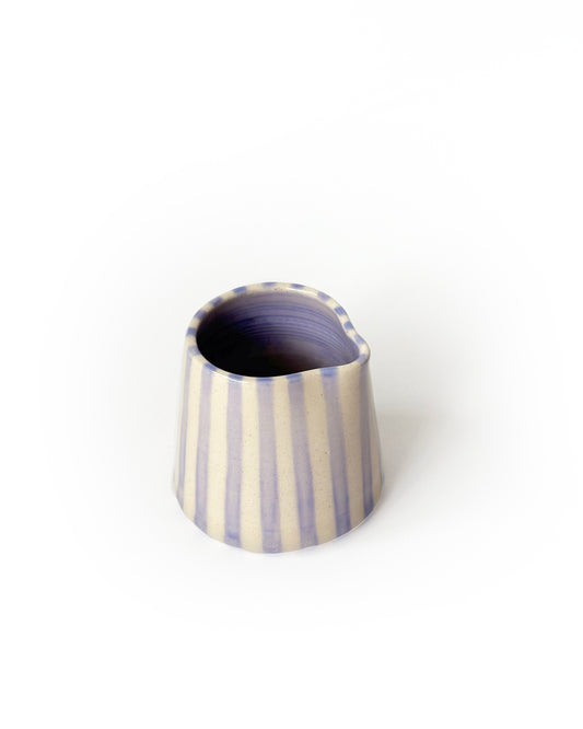 Mini Stripey Jug - Lavender