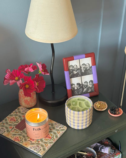 Stripey Tumbler in Lavender