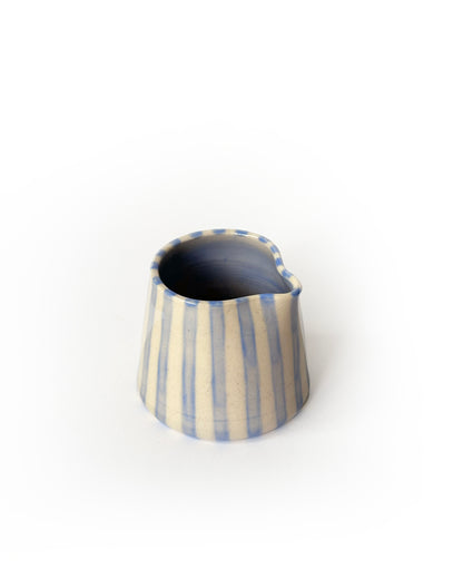 Mini Stripey Jug - Powder Blue