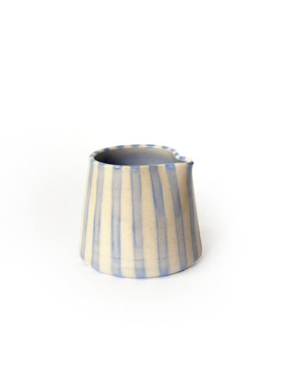 Mini Stripey Jug - Powder Blue