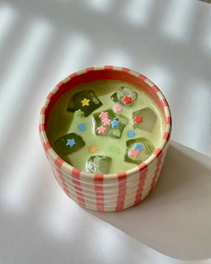 Stripey Tumbler in Pink